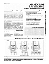 DataSheet MAX4662 pdf